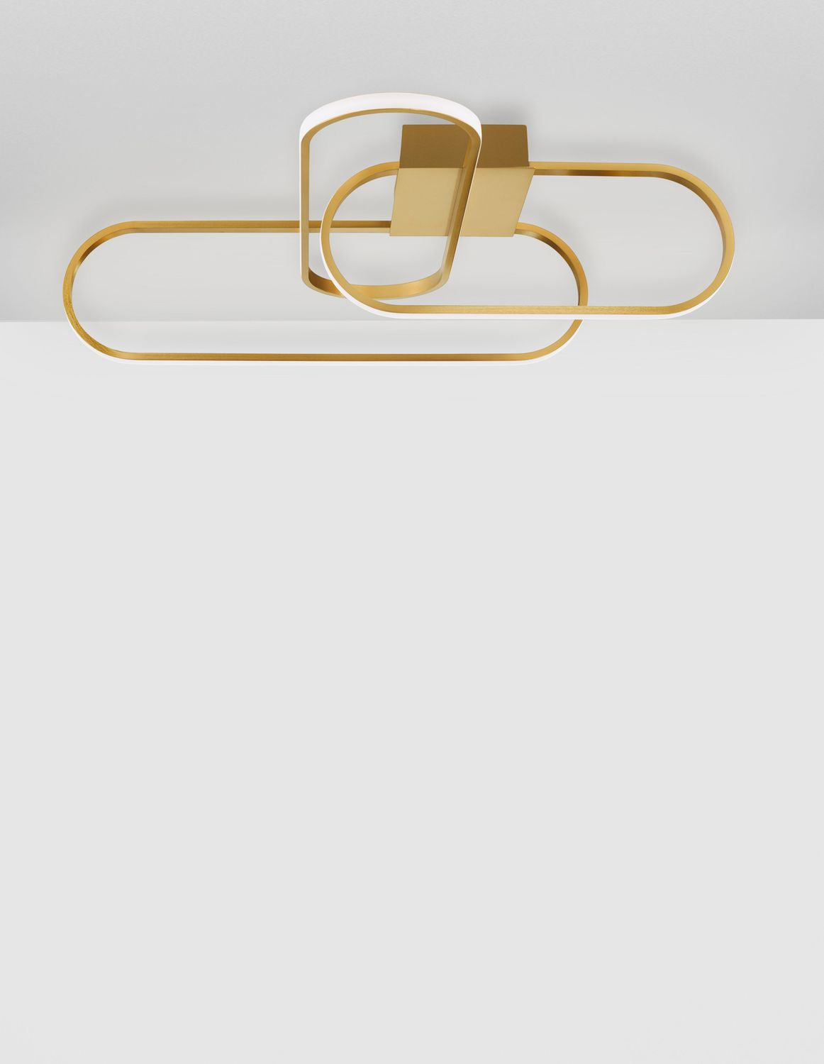 Nova Luce Deckenleuchte Deckenlampe ARTE LED Lampe Gold Warmweiß dimmbar 41 W - 5212017426031