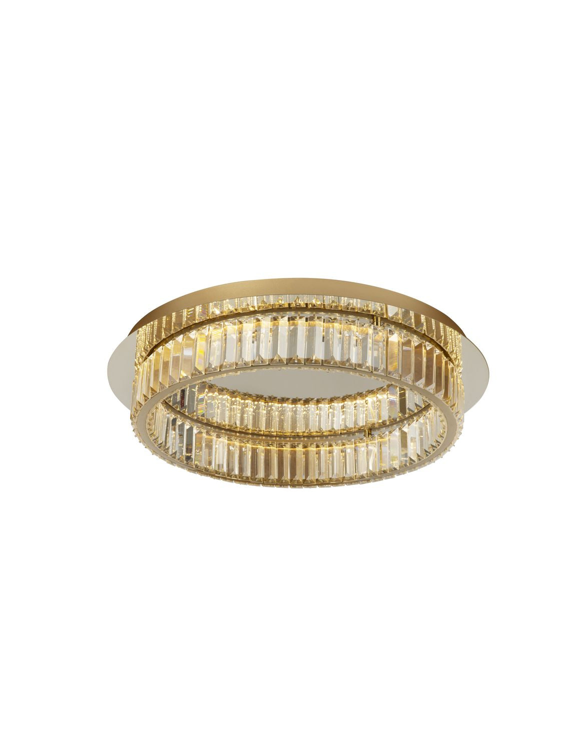 Nova Luce Deckenleuchte Deckenlampe LED AURELIA Gold Neutralweiß dimmbar 50 cm - 5212017435231