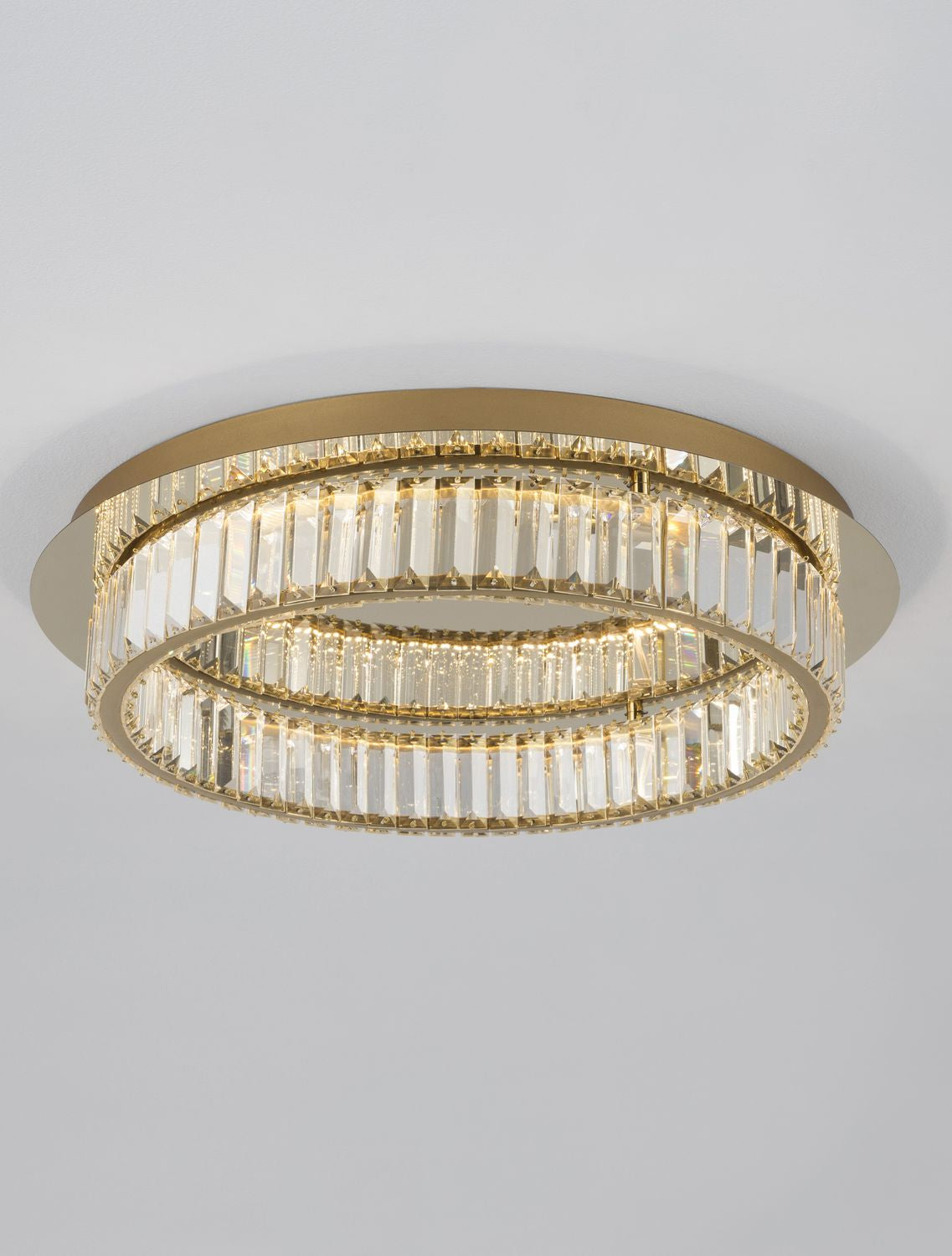 Nova Luce Deckenleuchte Deckenlampe LED Aurelia Gold dimmbar Neutralweiß 60 cm - 5212017435248