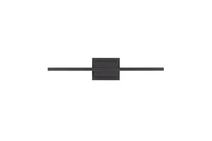 B-Ware Nova Luce Wandleuchte Wandlampe Azure Led Schwarz Warmweiß 60,5 Cm 12,5 W Lampe