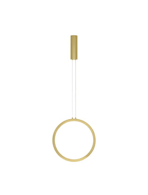 B-Ware Nova Luce Pendelleuchte Hängeleuchte Change Led Messing Warmweiß Dimmbar 39,5 Cm