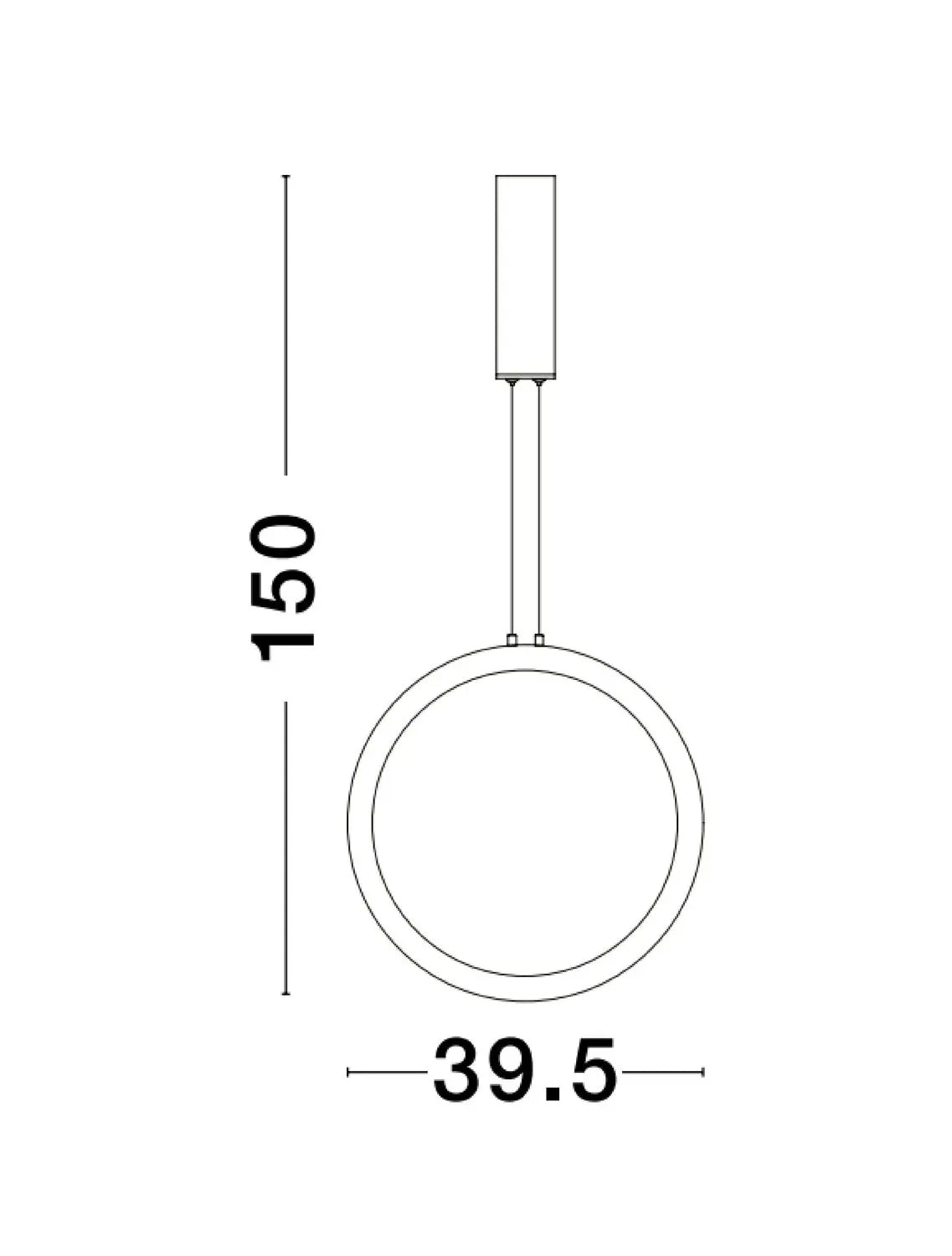 B-Ware Nova Luce Pendelleuchte Hängeleuchte Change Led Messing Warmweiß Dimmbar 39,5 Cm - 5212017437280