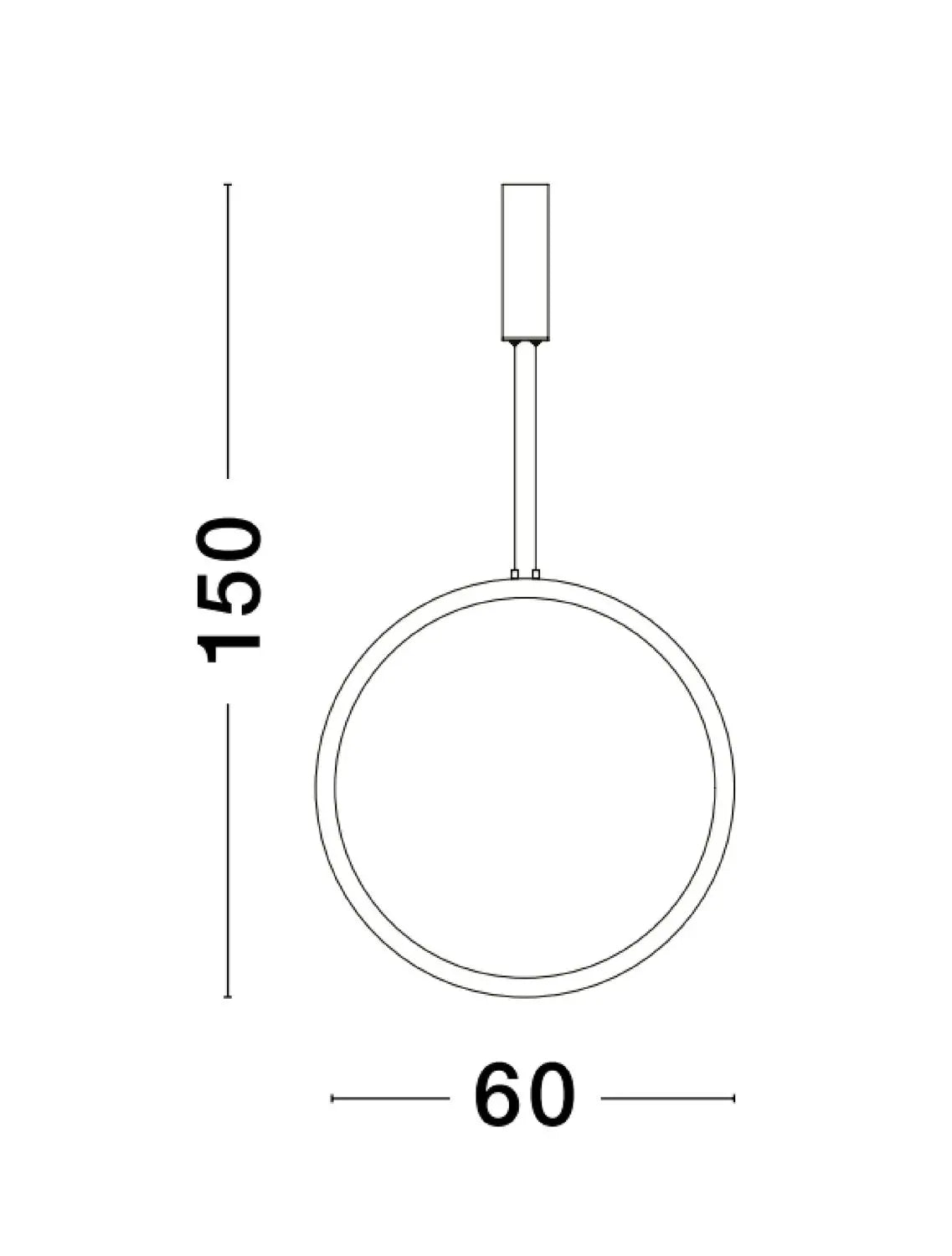 B-Ware Nova Luce Pendelleuchte Hängeleuchte Change Led Messing Warmweiß Dimmbar 60 Cm - 5212017437303
