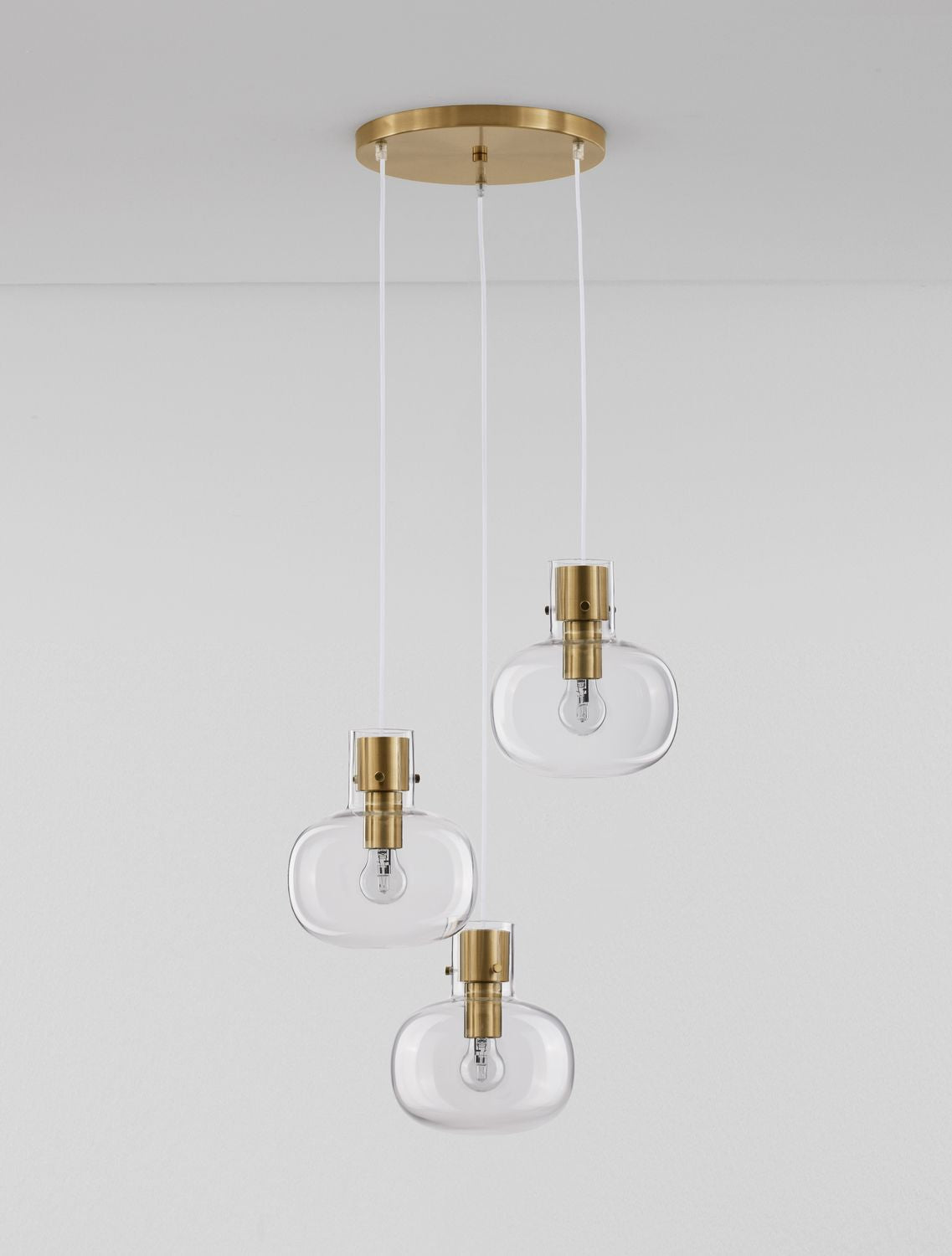 Nova Luce Pendelleuchte Hängeleuchte CINZIA Gold E27 LED 3fach dimmbar Lampe - 5212017431127