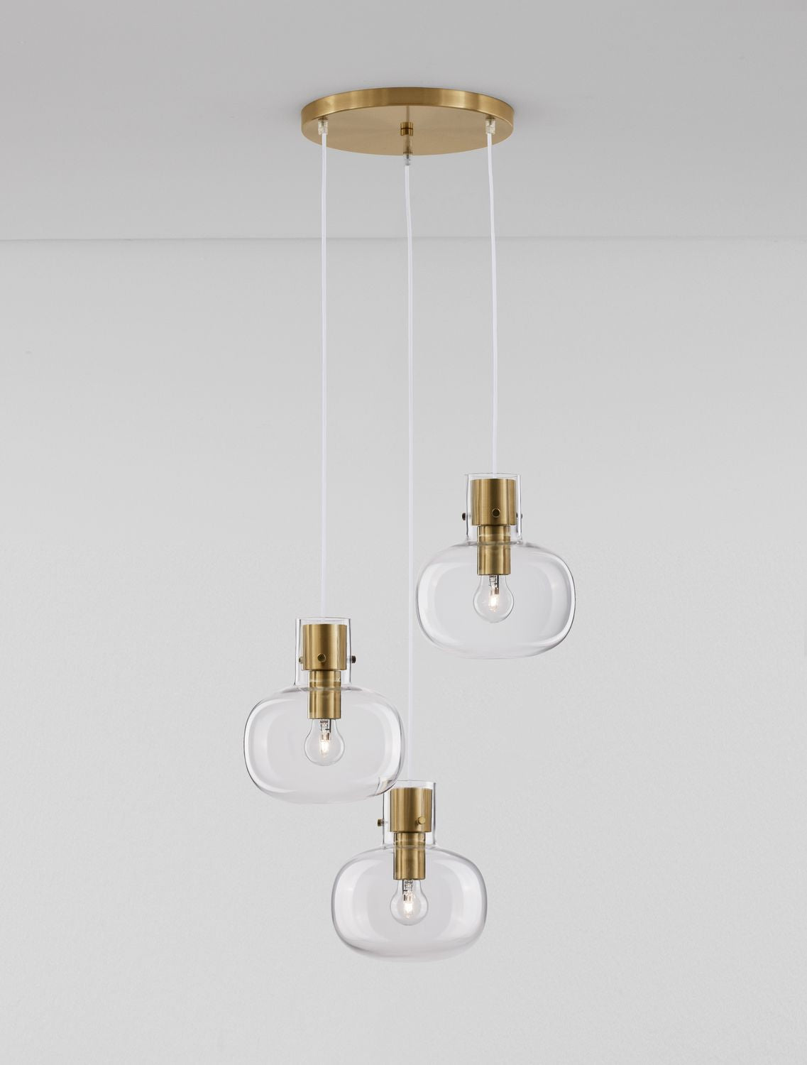 Nova Luce Pendelleuchte Hängeleuchte CINZIA Gold E27 LED 3fach dimmbar Lampe - 5212017431127