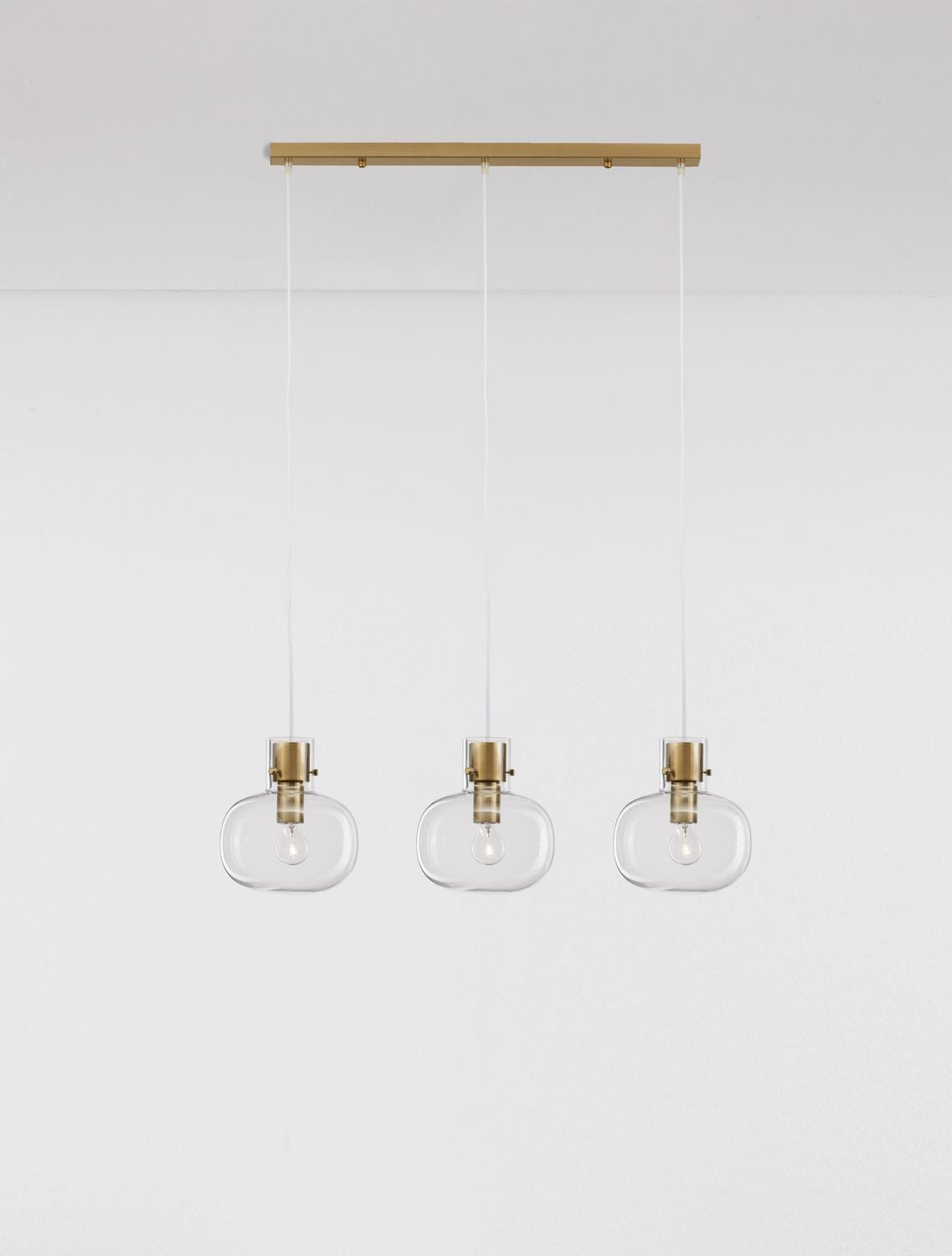 Nova Luce Pendelleuchte Hängeleuchte CINZIA E27 LED 3-flammig Gold dimmbar Lampe - 5212017431134