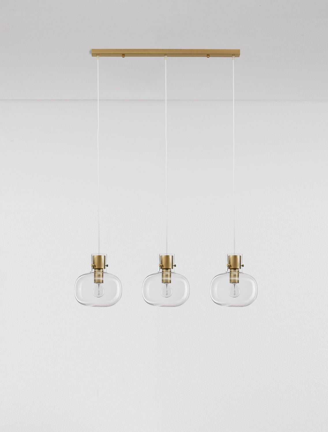 Nova Luce Pendelleuchte Hängeleuchte CINZIA E27 LED 3-flammig Gold dimmbar Lampe - 5212017431134