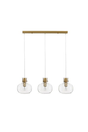 B-Ware Nova Luce Pendelleuchte Hängeleuchte Cinzia E27 Led 3 Flammig Gold Dimmbar Lampe