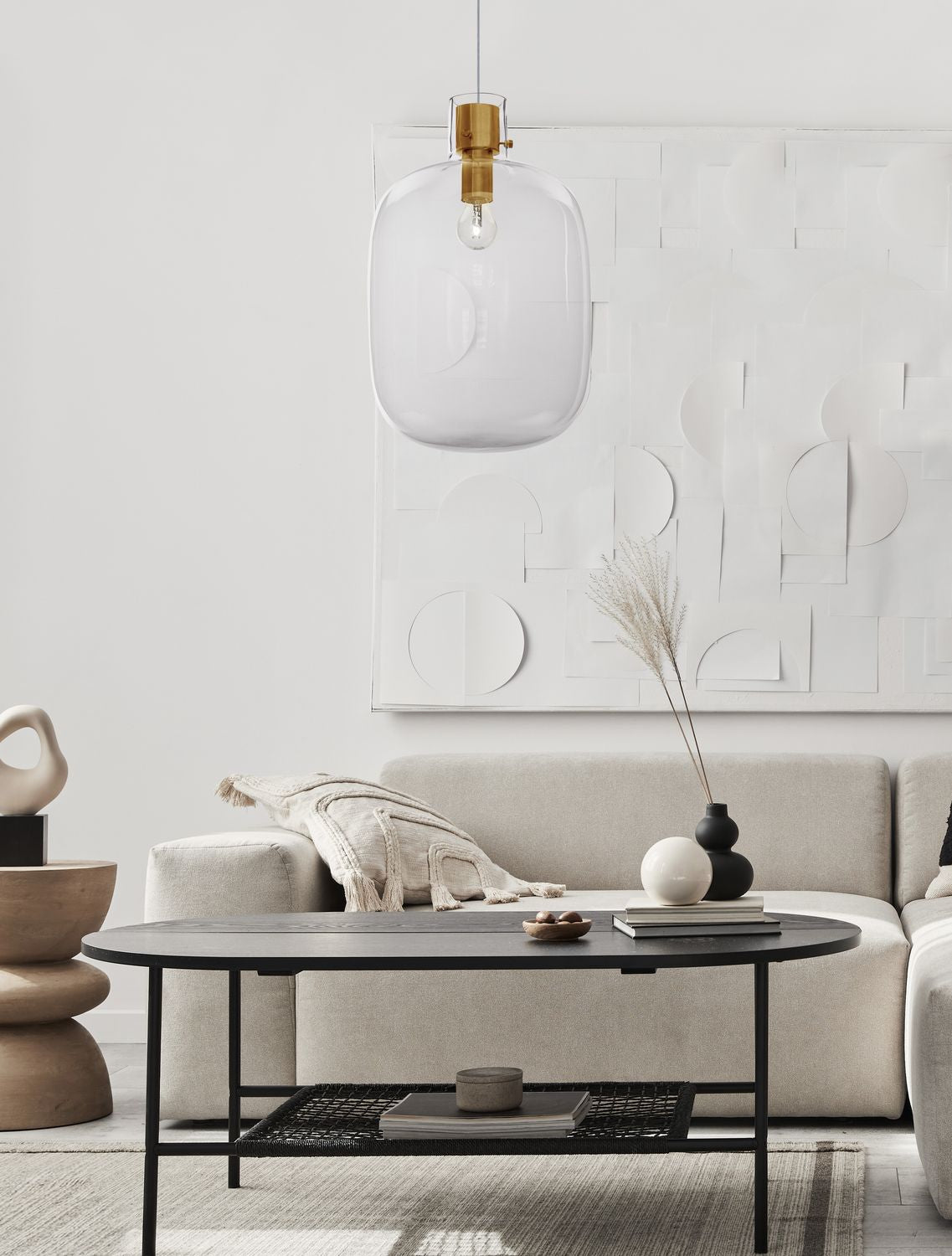 Nova Luce Pendelleuchte Hängeleuchte CINZIA E27 LED Gold dimmbar Lampe Ø 30 cm - 5212017431141