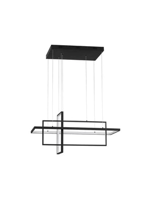 B-Ware Nova Luce Pendelleuchte Clea Hängeleuchte Schwarz Led Cct Siehe Text