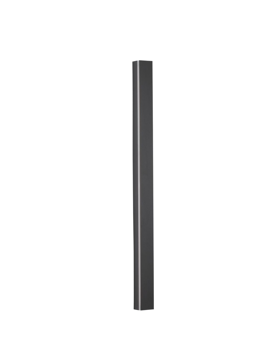 Nova Luce Wandleuchte Wandlampe LED COLBY Schwarz Warmweiß Beleuchtung 80 cm - 5212017433398