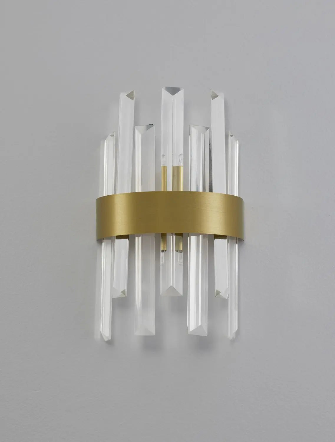 B-Ware Nova Luce Wandleuchte Wandlampe Crown Satin G9 Led Dimmbar 30 Cm Kristallglas - 5212017433961