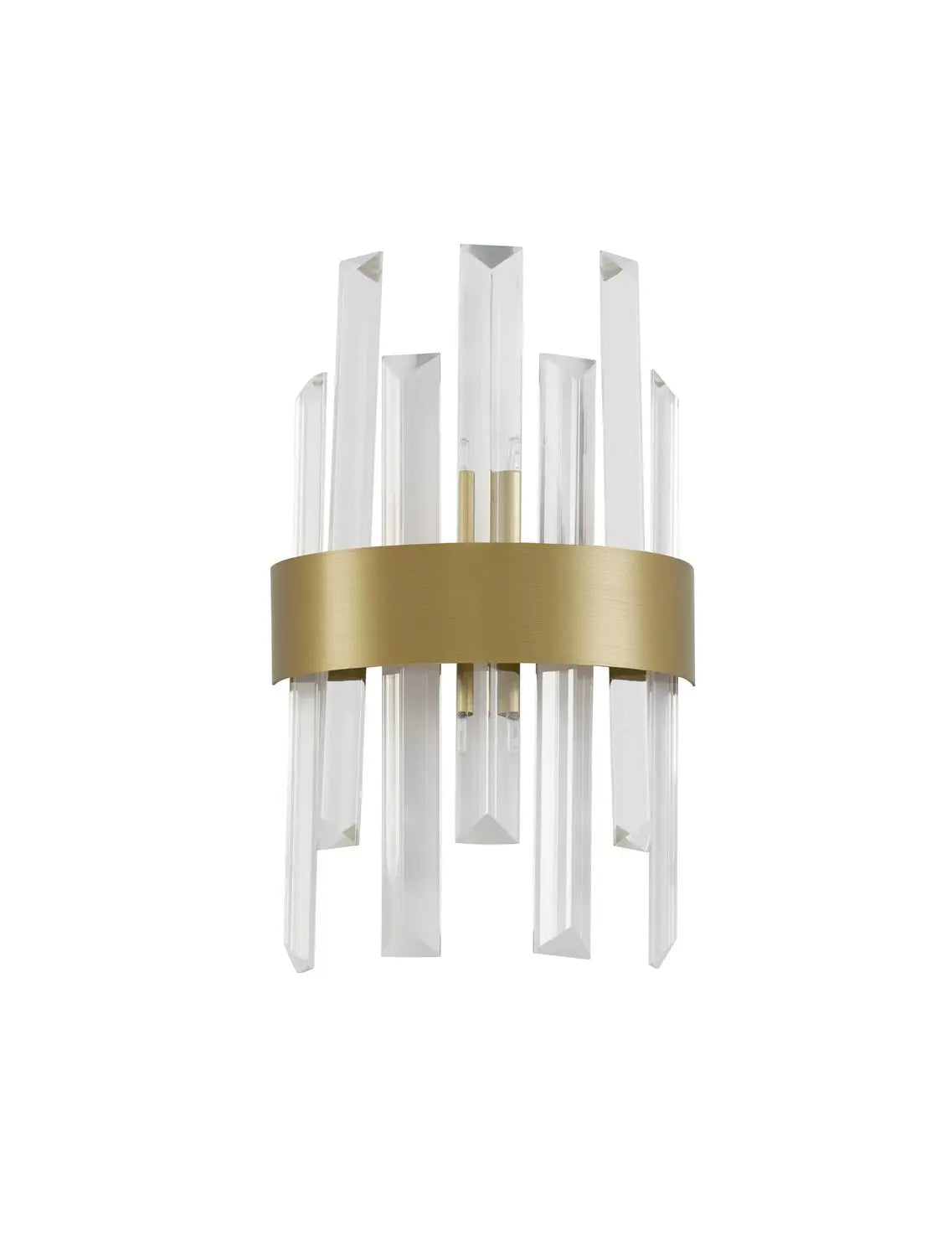 B-Ware Nova Luce Wandleuchte Wandlampe Crown Satin G9 Led Dimmbar 30 Cm Kristallglas - 5212017433961