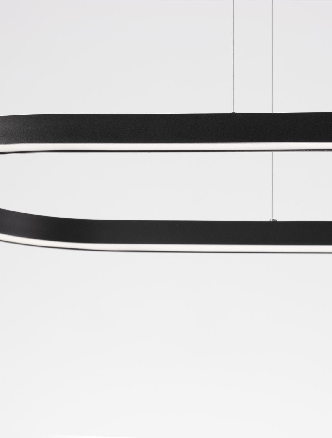 Nova Luce Pendelleuchte Hängelampe CUPPE LED Schwarz Warmweiß dimmbar 120 cm 317 - 5212017438492