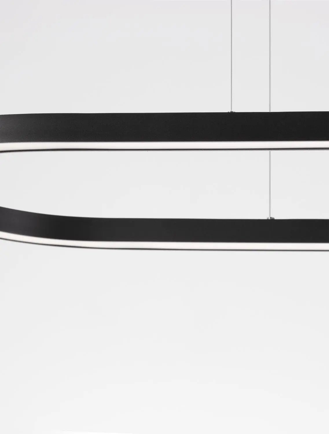B-Ware Nova Luce Pendelleuchte Hängelampe Cuppe Led Schwarz Warmweiß Dimmbar 120 Cm 56 W - 5212017438492