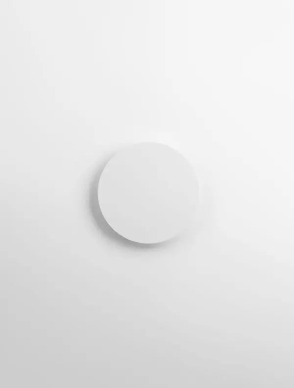 B-Ware Nova Luce Wandleuchte Wandlampe Cyrcle Led Weiß Warmweiß Aluminium 22 Cm 12 W