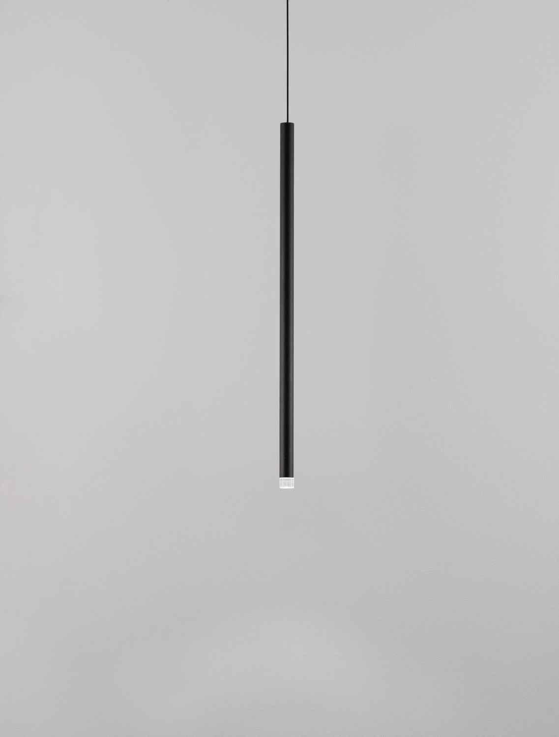 Nova Luce Pendelleuchte Hängeleuchte LED DANDIA Schwarz Warmweiß 150x8 cm 6 W - 5212017440327