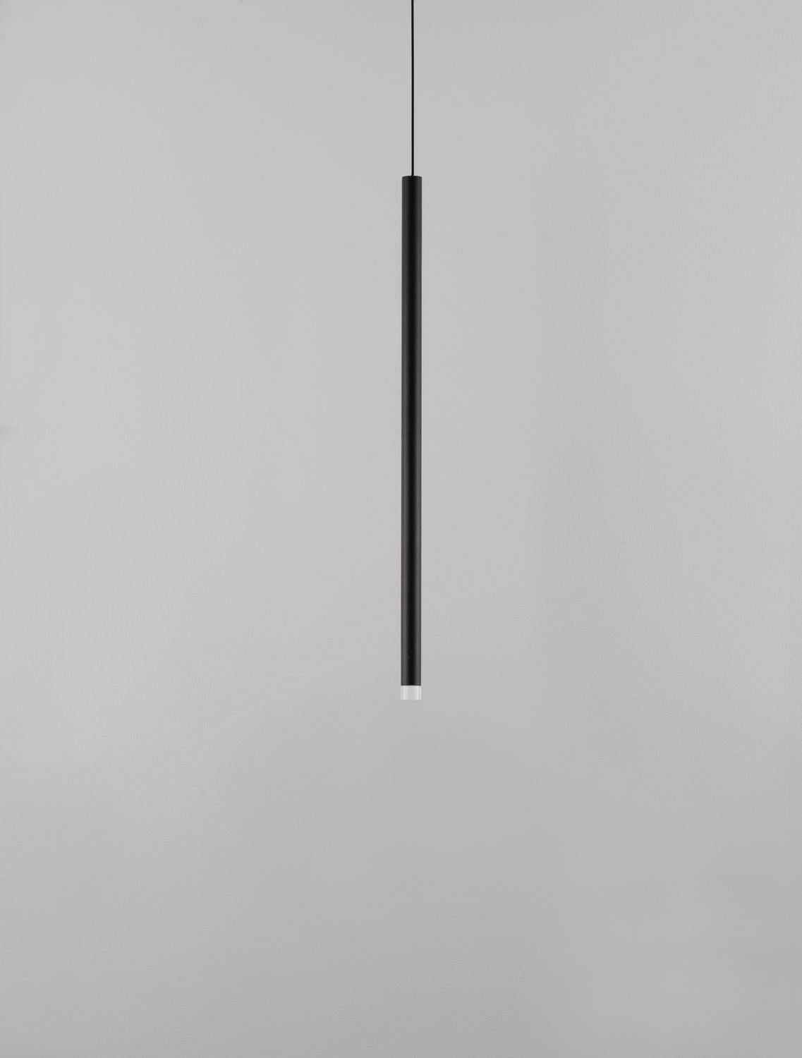 Nova Luce Pendelleuchte Hängeleuchte LED DANDIA Schwarz Warmweiß 150x8 cm 6 W - 5212017440327