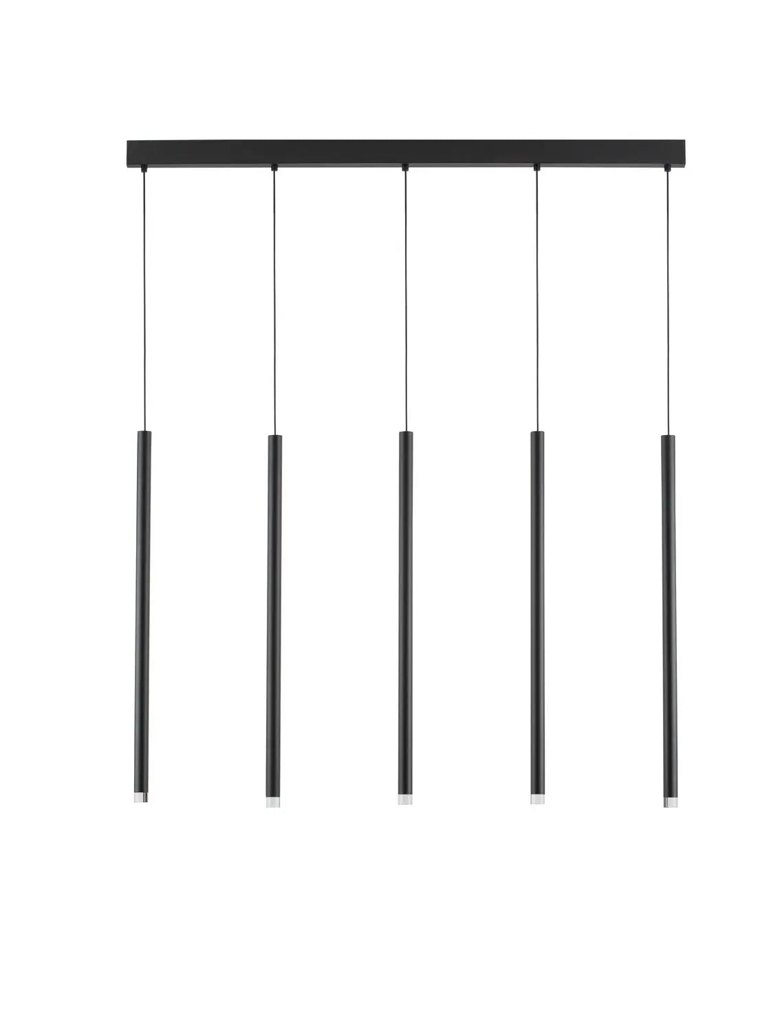 B-Ware Nova Luce Pendelleuchte Hängeleuchte Dandia Led Schwarz 27 W Siehe Text - 5212017440341