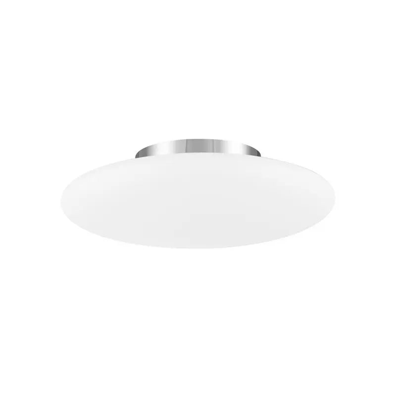 B-Ware Nova Luce Deckenleuchte Lampe Pressione Chrom Opalglas Metall E27 Led 50 Cm - 5212017402448