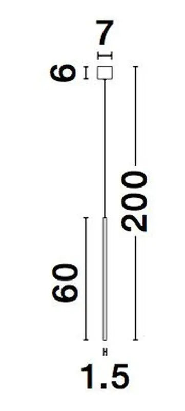B-Ware Nova Luce Pendelleuchte Hängeleuchte Elettra Led Schwarz Warmweiß Aluminium 5 W - 5212017429469