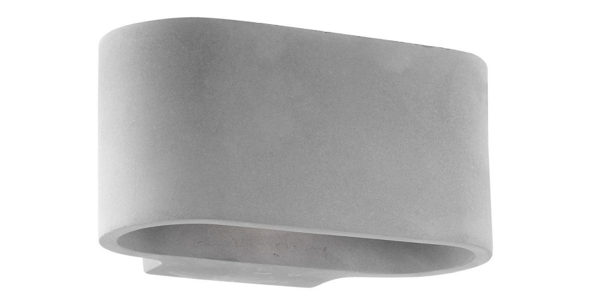 Nova Luce Wandleuchte Wandlampe ESTRELLA Beton Grau G9 LED Innenleuchte IP20 - 5212017417282