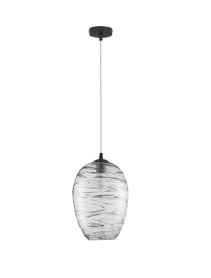 B-Ware Nova Luce Pendelleuchte Hängeleuchte Lampe Evleen E27 Led Schwarz Dimmbar ø 23cm