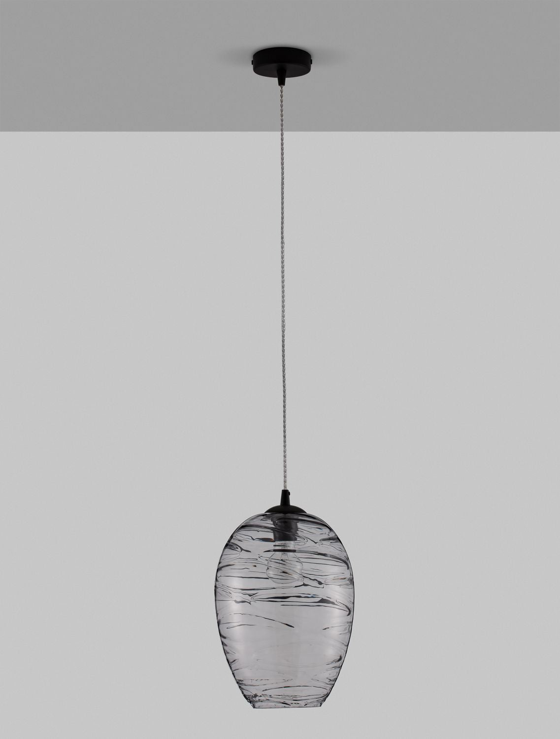 Nova Luce Pendelleuchte Hängeleuchte Lampe EVLEEN E27 LED Schwarz dimmbar Ø 23cm - 5212017434449