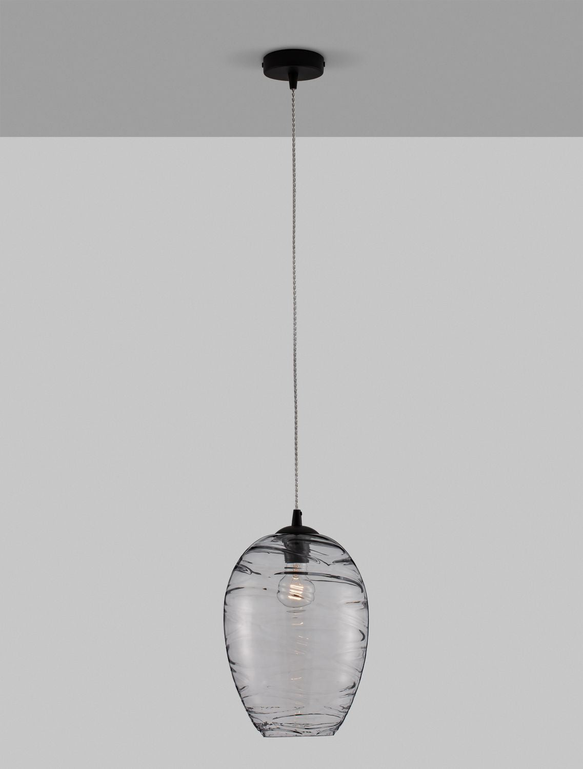 Nova Luce Pendelleuchte Hängeleuchte Lampe EVLEEN E27 LED Schwarz dimmbar Ø 23cm - 5212017434449