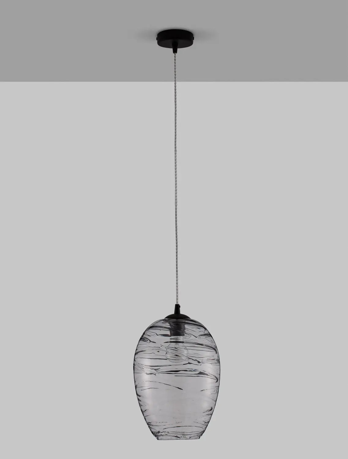 B-Ware Nova Luce Pendelleuchte Hängeleuchte Lampe Evleen E27 Led Schwarz Dimmbar ø 23cm - 5212017434449