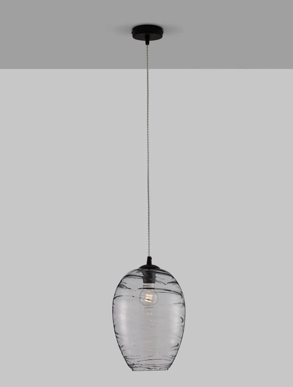 B-Ware Nova Luce Pendelleuchte Hängeleuchte Lampe Evleen E27 Led Schwarz Dimmbar ø 23cm - 5212017434449