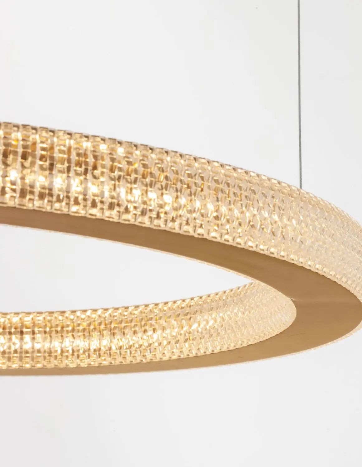 B-Ware Nova Luce Pendelleuchte Hängeleuchte Fiore Led Gold Warmweiß Dimmbar 60 Cm 60 W - 5212017424136