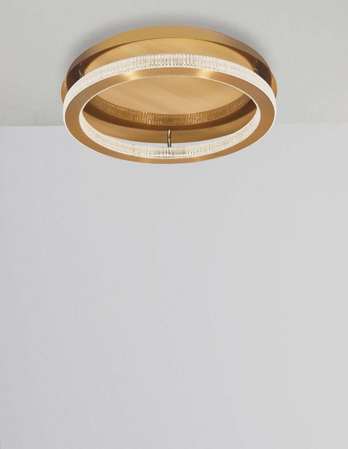 Nova Luce Deckenleuchte Deckenlampe LED FIORE Gold Warmweiß dimmbar Kristall - 5212017424167