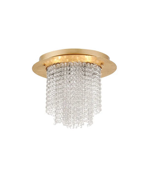 B-Ware Nova Luce Deckenleuchte Deckenlampe Fontana G9 Led Blattgold Dimmbar Wohnzimmer