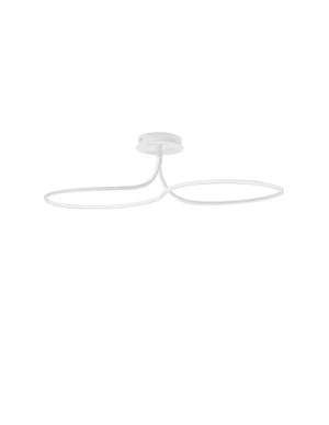 B-Ware Nova Luce Deckenleuchte Deckenlampe Fungo Led Lampe Weiß Warmweiß Dimmbar 47 W