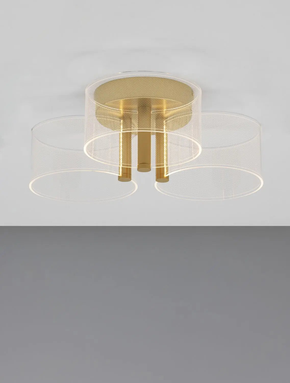 B-Ware Nova Luce Deckenleuchte Deckenlampe Gatlin Led Messing Gold Warmweiß Wohnzimmer - 5212017433497