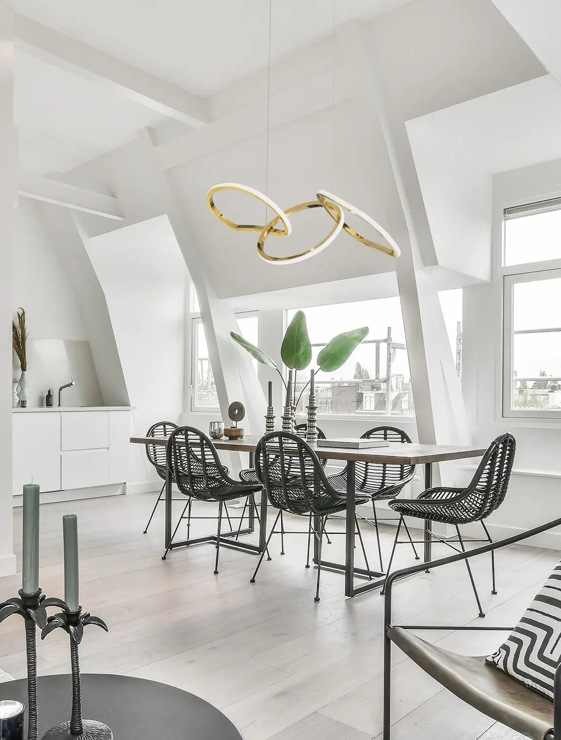 B-Ware Nova Luce Pendelleuchte Hängeleuchte Led Gold Girish Warmweiß Dimmbar 41 W Lampe - 5212017433114