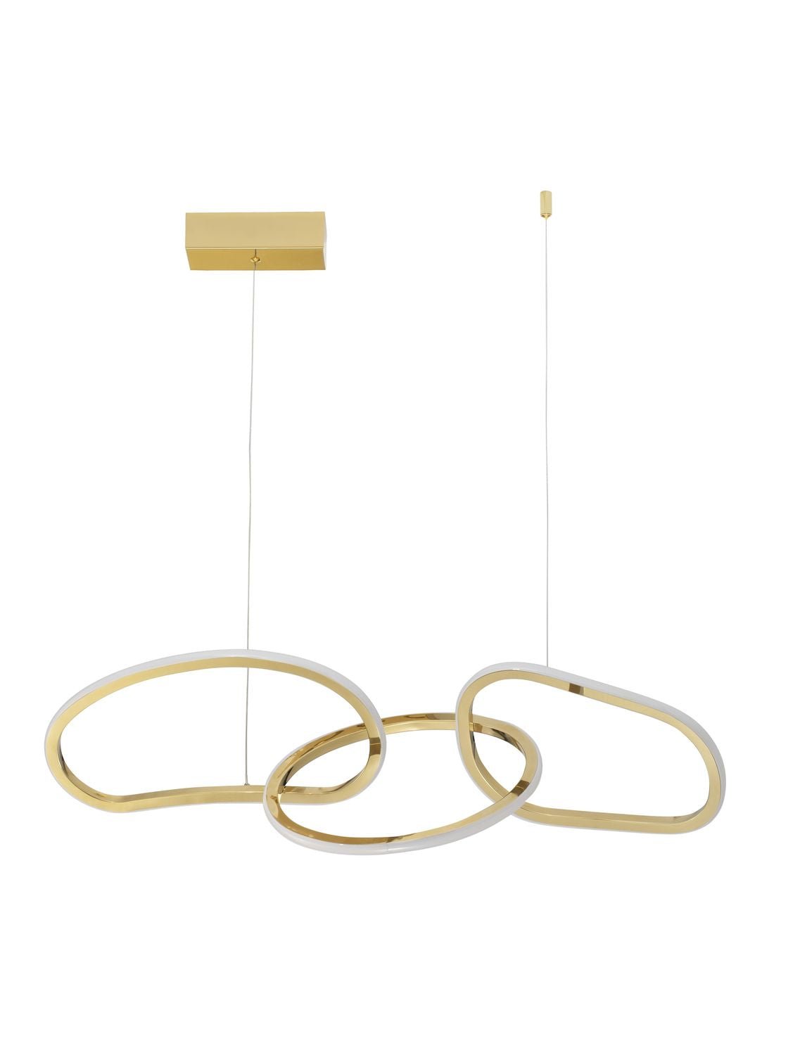 Nova Luce Pendelleuchte Hängeleuchte LED Gold GIRISH Warmweiß dimmbar 41 W Lampe - 5212017433114