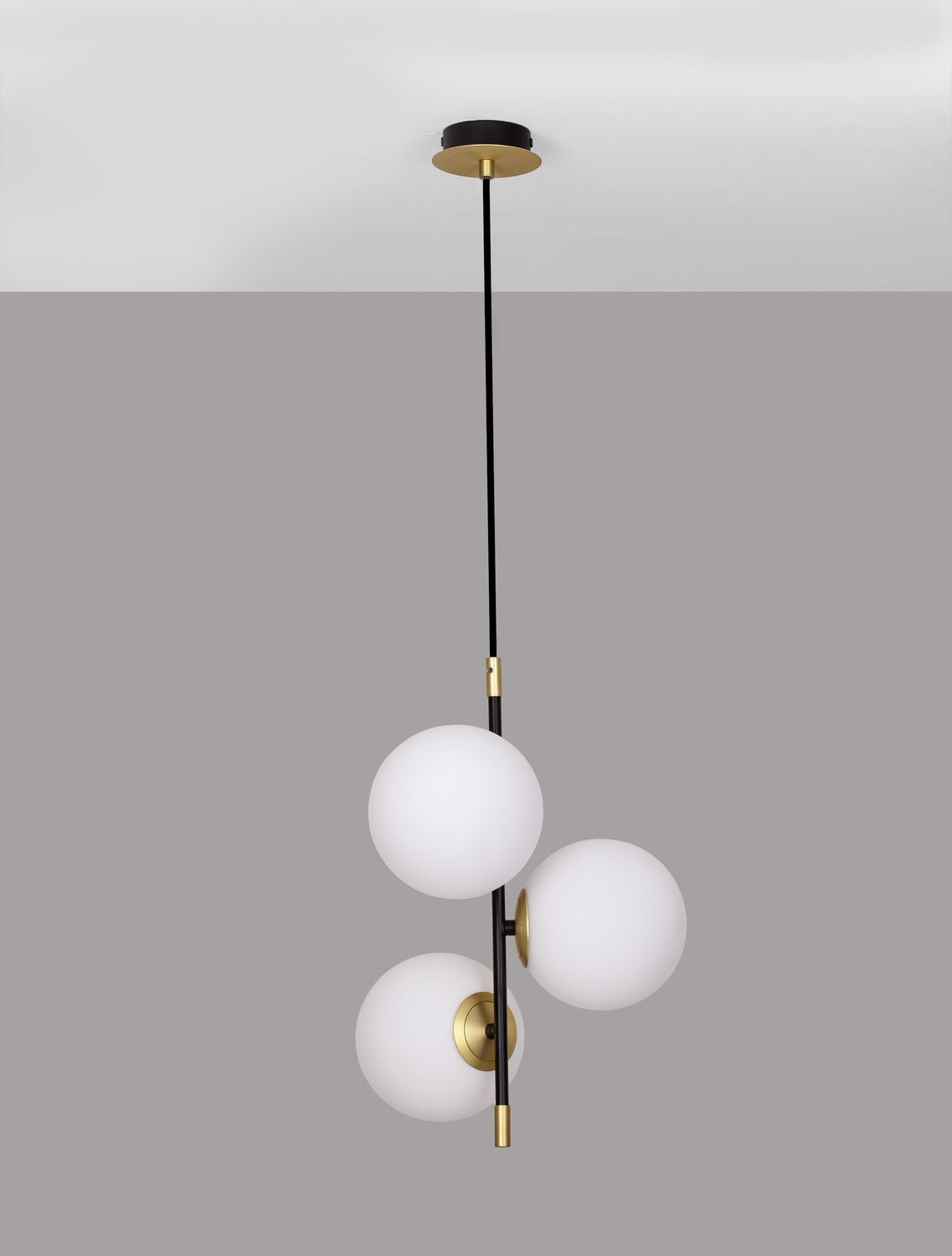Nova Luce Pendelleuchte Hängeleuchte GIT G9 LED 3-flammig Gold dimmbar 120x33 cm - 5212017434111