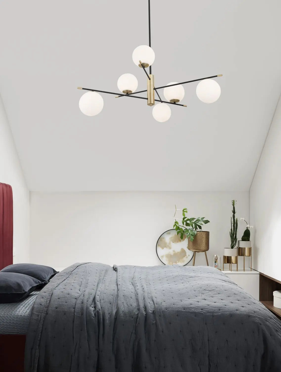 B-Ware Nova Luce Pendelleuchte Hängeleuchte Git G9 Led Gold Dimmbar 6 Flammig 120x100cm - 5212017434135