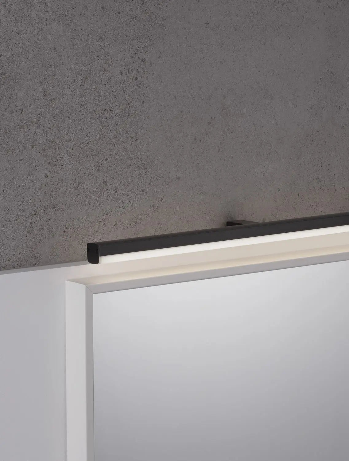 B-Ware Nova Luce Wandleuchte Wandlampe Led Glim Schwarz Bad Spiegel 63 Cm Siehe Text - 5212017436559