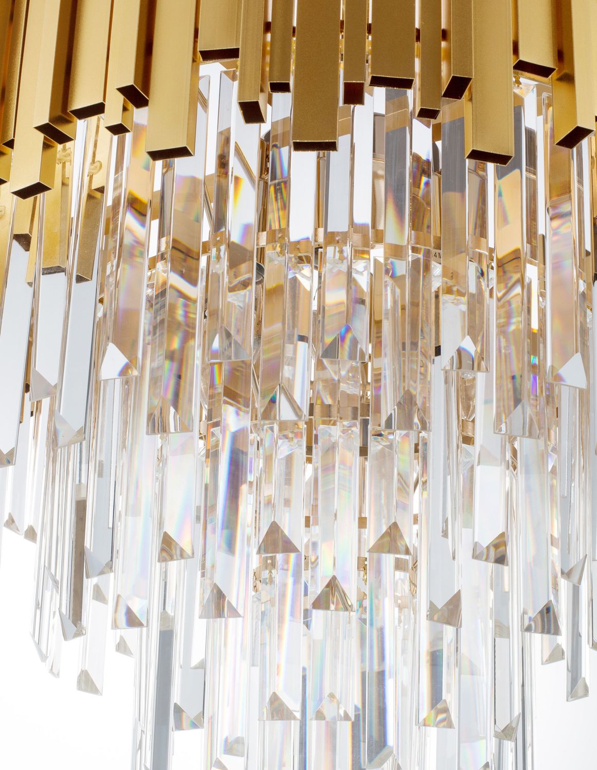 Nova Luce Pendelleuchte Hängeleuchte GRANE Gold Kristall E14 LED SIEHE TEXT/FOTO - 5212017427144