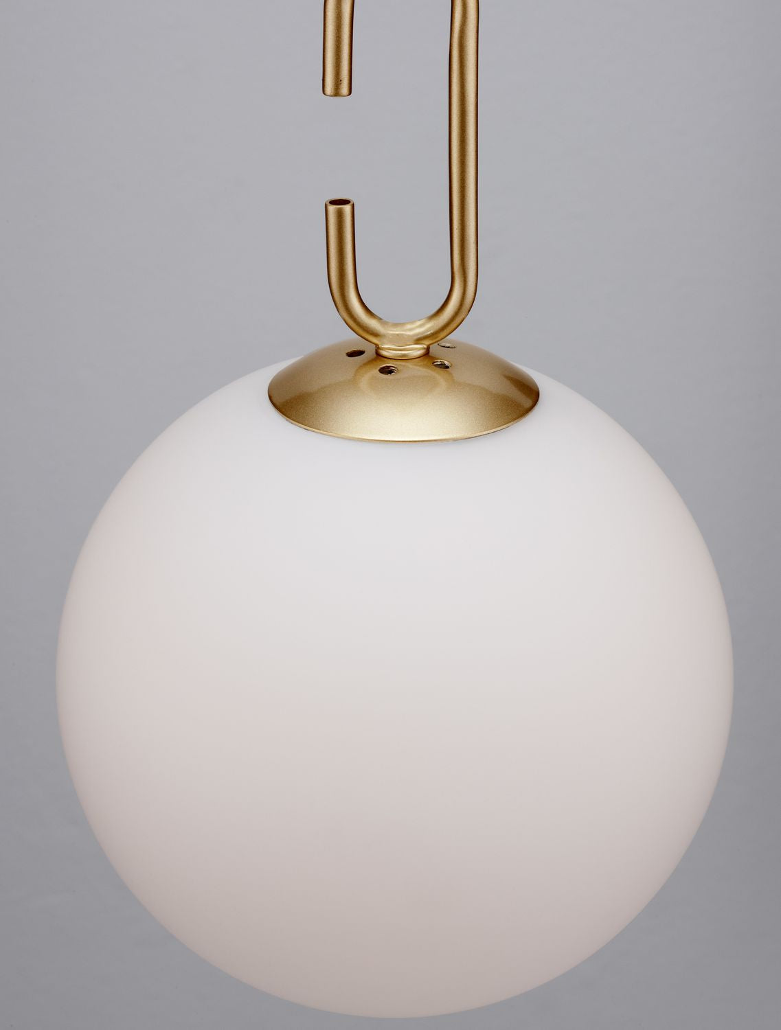 Nova Luce Pendelleuchte Hängeleuchte HOOK LED Gold Glas Warmweiß 10,64 W Ø 18 cm - 5212017434005
