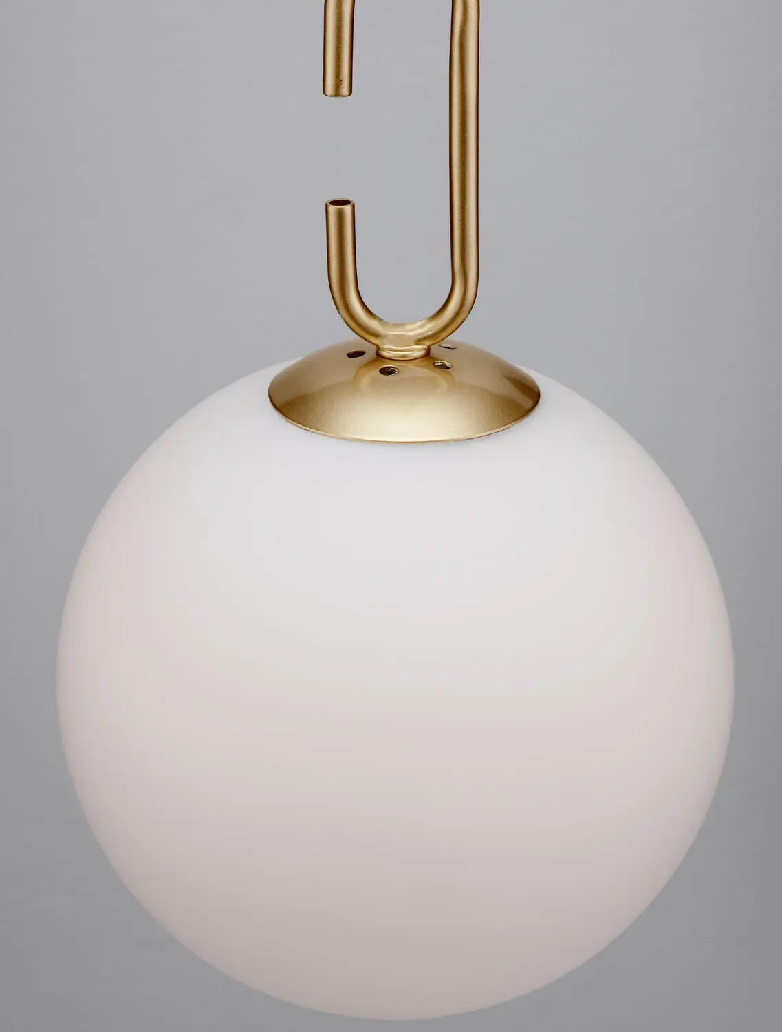 B-Ware Nova Luce Pendelleuchte Hängeleuchte Hook Led Gold Glas Warmweiß 10,64 W ø 18 Cm - 5212017434005