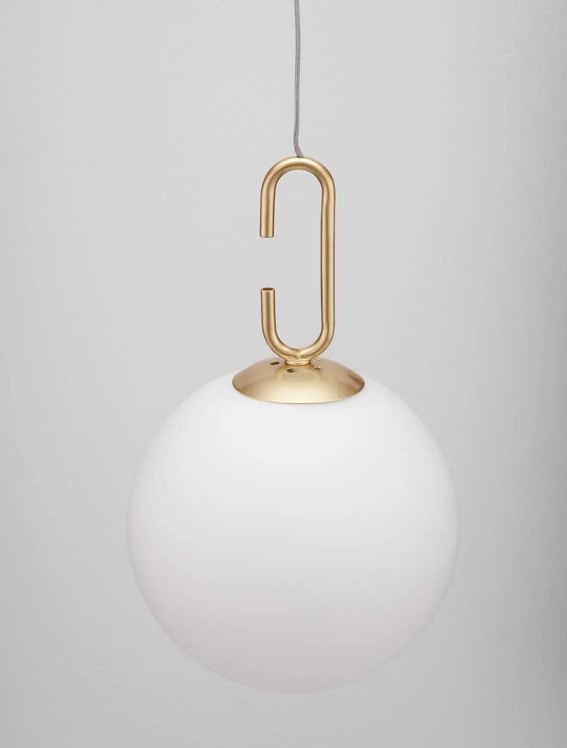 B-Ware Nova Luce Pendelleuchte Hängeleuchte Hook Led Gold Glas Warmweiß 10,64 W ø 18 Cm - 5212017434005