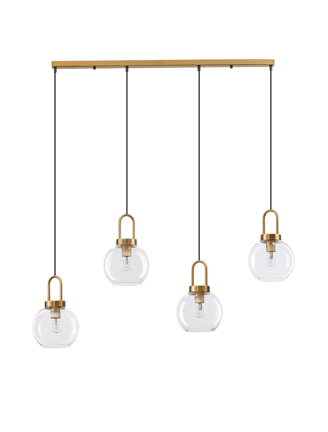 B-Ware Nova Luce Pendelleuchte Hängeleuchte Lampe Irvine Gold Dimmbar 4 Flg Siehe Text - 5212017430991