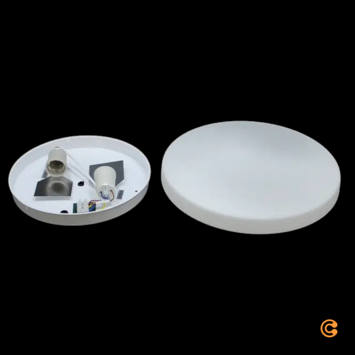 Nova Luce Deckenleuchte Deckenlampe IVI Weiß E27 LED dimmbar 33cm SIEHE TEXT - 5212017405777
