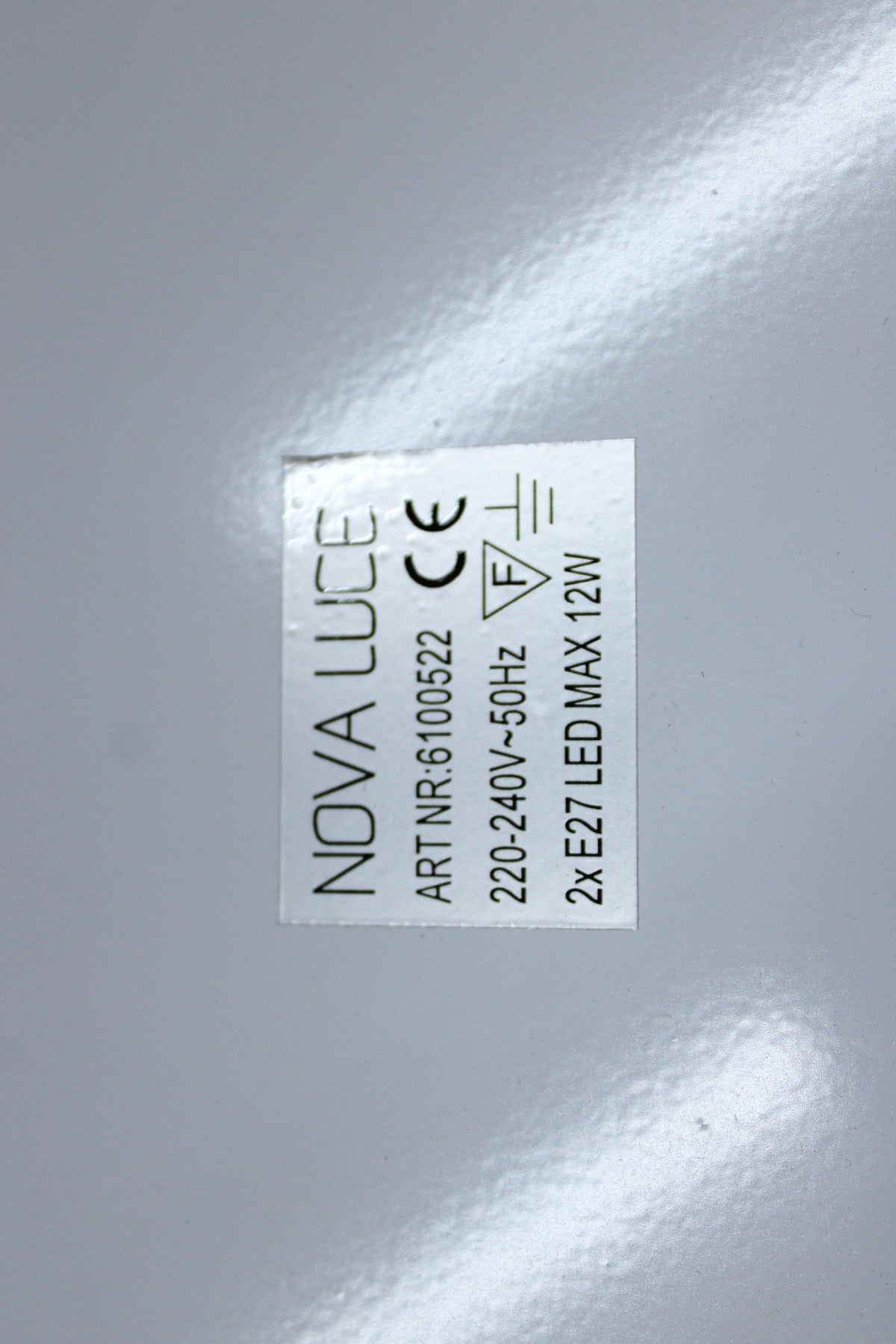 Nova Luce Deckenleuchte Deckenlampe IVI Weiß E27 LED Lampe 33cm SIEHE TEXT - 5212017405777