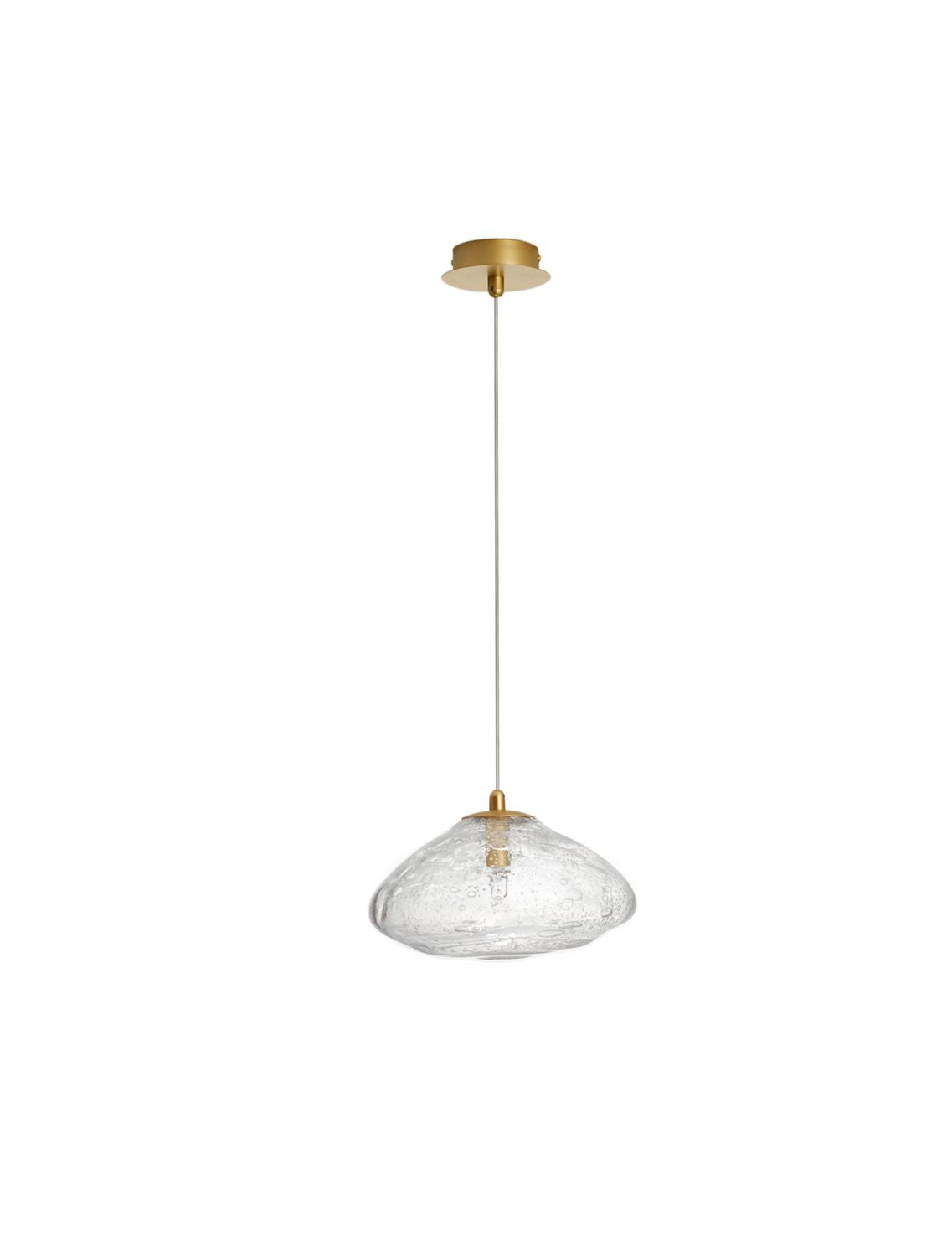 Nova Luce Pendelleuchte Hängeleuchte KING G9 LED Gold dimmbar Beleuchtung Glas - 5212017432520
