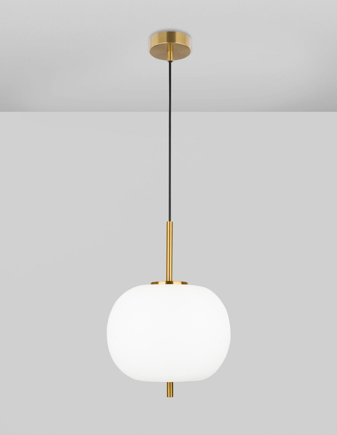 Nova Luce Pendelleuchte Hängeleuchte LATO E27 LED Gold Glas Metall dimmbar 30 cm - 5212017421135